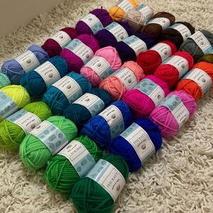 Crochet Yarn Set - assorted colors